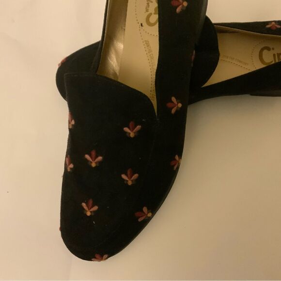 Circus by Sam Edelman Black Floral Print Harlem Loafers Women’s Size 7.5M - Picture 5 of 12